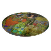  Stier Classic Vrouw Portret Gotische Kunst Snijplank (Hoek)