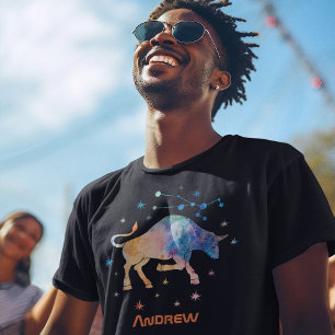 Stier Constellatie Dierenriem Waterverf Ster Melkw T-shirt