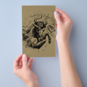 Stier Constellatie Hevelius 1690 Gravure Flyer (Hand)