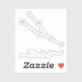 Stier Constellatie Keramisch Sticker (Vel)