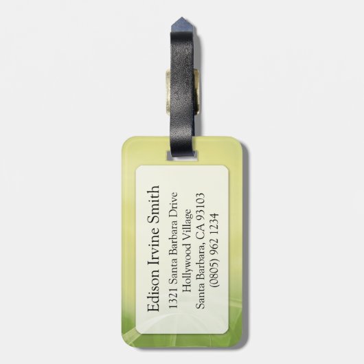 Stier de Bull aarde horoscoop id bagagelabel (Achterkant verticaal)