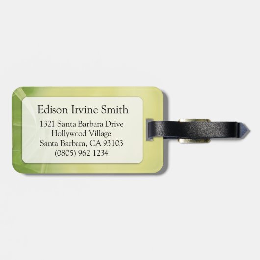 Stier de Bull aarde horoscoop id bagagelabel (Achterkant horizontaal)