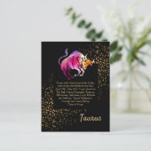 Stier de Stier Briefkaart (Staand voorkant)