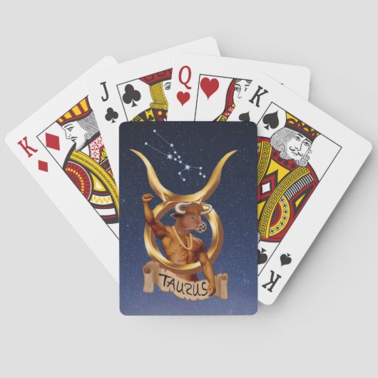 STIER DE STIER POKERKAARTEN (Achterkant)