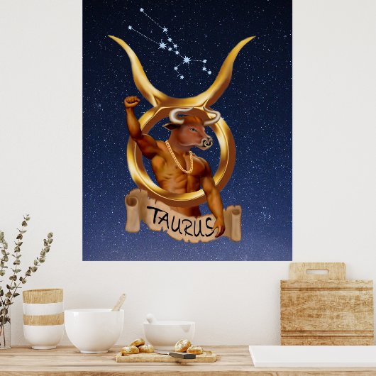 STIER DE STIER POSTER (Keuken)