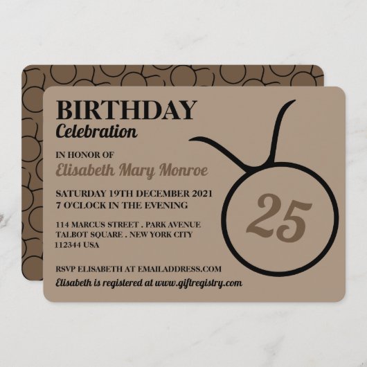 Stier, de stier, sterrenbeeld dierenriem, verjaard kaart (Voorkant / Achterkant)