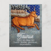 Stier de stier sterrenbeeld Verjaardagsfeest Briefkaart (Voorkant)