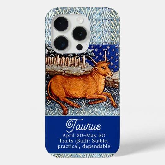 Stier de stier sterrenbeeld Verjaardagsfeest Case-Mate iPhone Case (Achterkant)