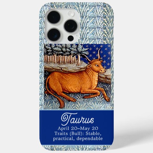 Stier de stier sterrenbeeld Verjaardagsfeest Case-Mate iPhone Case (Achterkant)