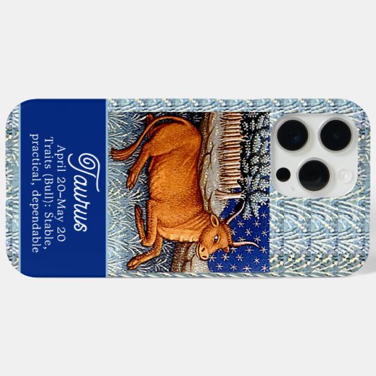 Stier de stier sterrenbeeld Verjaardagsfeest Case-Mate iPhone Case (Achterkant (horizontaal))