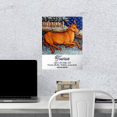 Stier de stier sterrenbeeld Verjaardagsfeest Folie Afdrukken