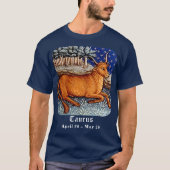 Stier de stier sterrenbeeld Verjaardagsfeest T-shirt (Voorkant)