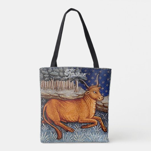 Stier de stier sterrenbeeld Verjaardagsfeest Tote Bag (Achterkant)