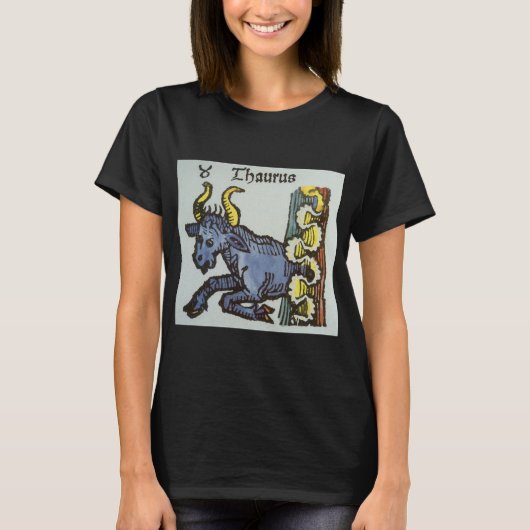 Stier de stier,  tekenen van de dierenriem t-shirt (Voorkant)