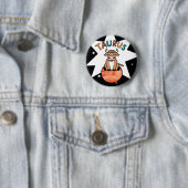 Stier de Stier zodiac ster Ronde Button 5,7 Cm (In situ)