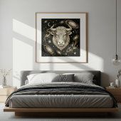 Stier Dierenriem Hemellichamen Astrologie Poster