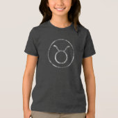 Stier, dierenriem, horoscoop, astrologie Tri-Blend shirt (Voorkant)