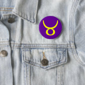 STIER, Dierenriem teken Ronde Button 5,7 Cm (In situ)