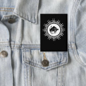 Stier Dierenriemsymbool met Hemelse Sterrenexplosi Button (Insitu)