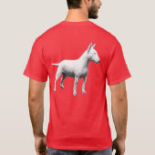 stier doodsbang t-shirt (Achterkant)