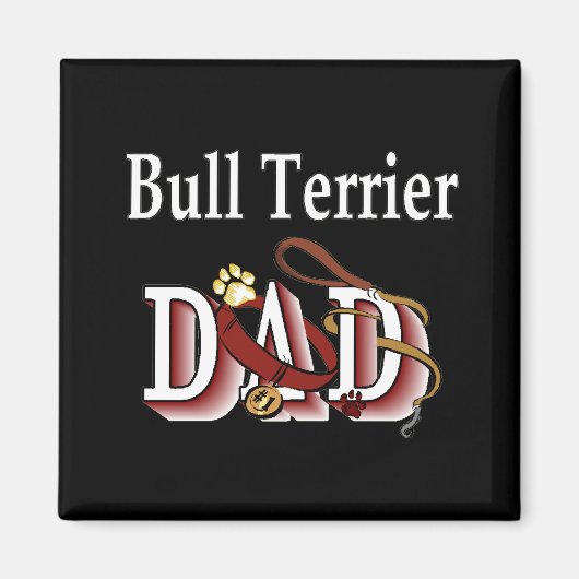 stier doodsbange vader Magnet (Voorkant)