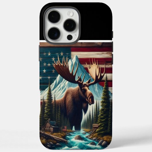 stier eland in het wild Case-Mate iPhone case (Achterkant)