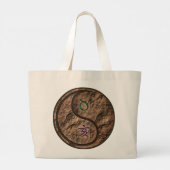 Stier en Aardzwijn Grote Tote Bag (Achterkant)