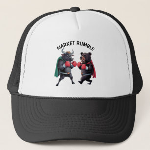 Stier en Beer Gepersonaliseerd Trucker Pet