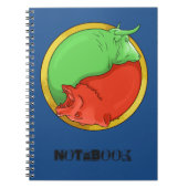 stier en beer notitieboek (Voorkant)