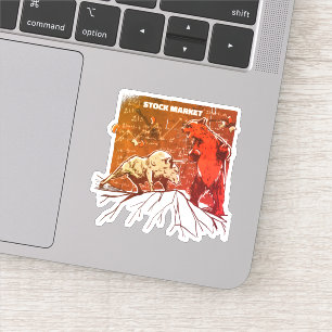 Stier- en Beerdaghandelaren  Sticker