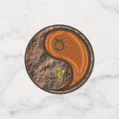 Stier en houten aap confetti (Kleine voorkant)