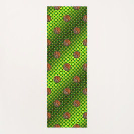 Stier en houten aap yogamat