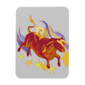 Stier en konijn flexibele magneet (Verticaal)