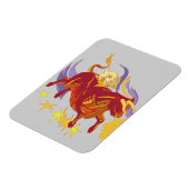 Stier en konijn flexibele magneet (Linkerzijde)