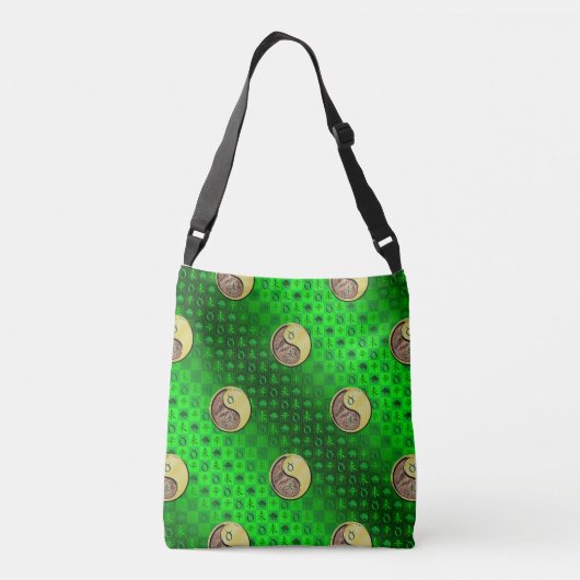 Stier- en metaalgeit crossbody tas (Achterkant)