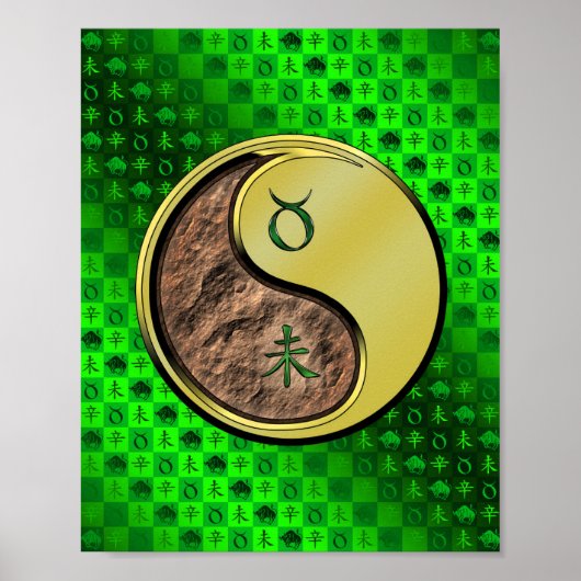 Stier- en metaalgeit poster (Voorkant)