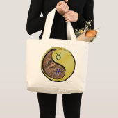 Stier en metalen os grote tote bag (Voorkant (product))