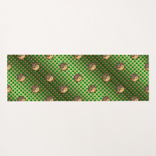 Stier en vuursnelheid yogamat (Achterkant (horizontaal))