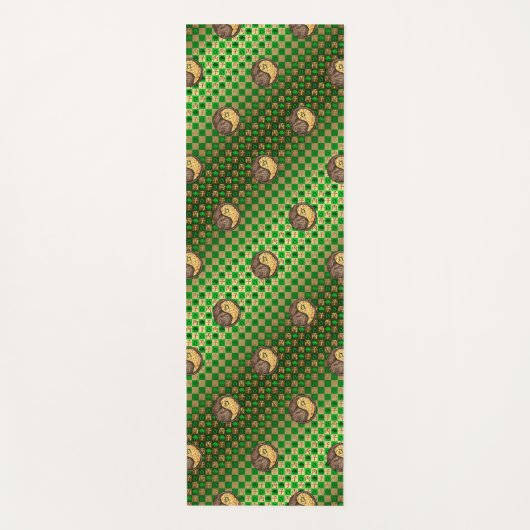 Stier en vuursnelheid yogamat (Voorkant)