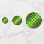 Stier en wateraap confetti (Achterkanten)