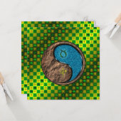 Stier en wateraap kaart (Voorkant / Achterkant in situ)