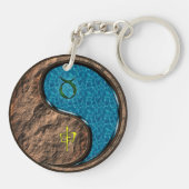 Stier en wateraap sleutelhanger (Achterkant)