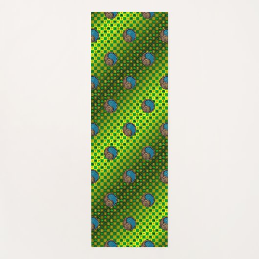 Stier en wateraap yogamat (Voorkant)