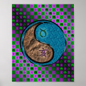 Stier en waterbeer poster (Voorkant)