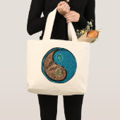 Stier en watergeit grote tote bag (Voorkant (product))