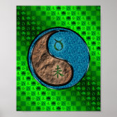 Stier en watergeit poster (Voorkant)