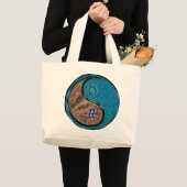 Stier en wateros grote tote bag (Voorkant (product))