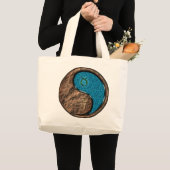 Stier en waterrat grote tote bag (Voorkant (product))