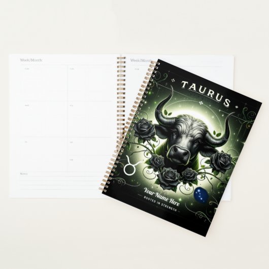 Stier "Geworteld in kracht" Planner (Display)