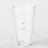 Stier glas (Voorkant)